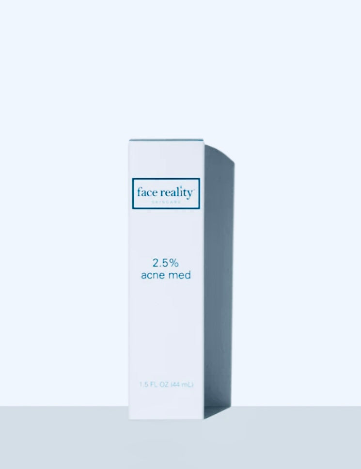 FACE REALITY 2.5% ACNE MED 1.5 OZ NEW SIZE!