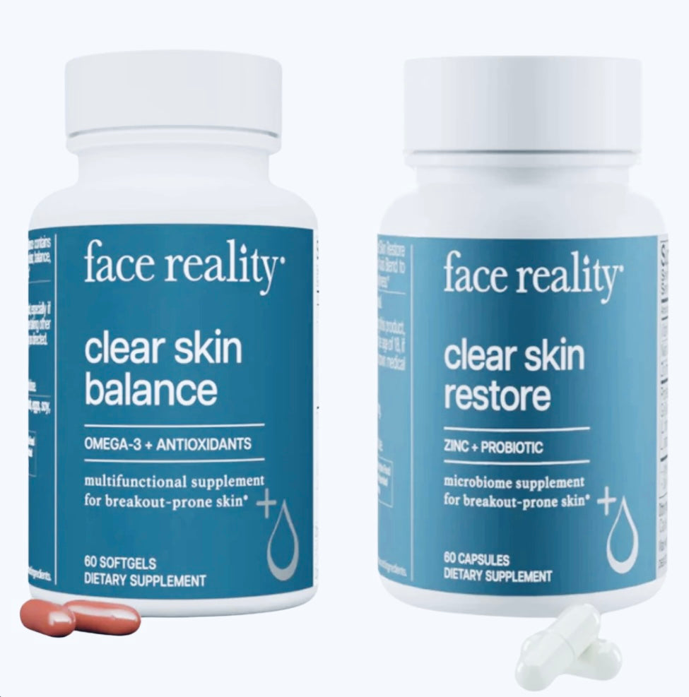 FACE REALITY CLEAR SKIN RESTORE & CLEAR SKIN BALANCE BUNDLE