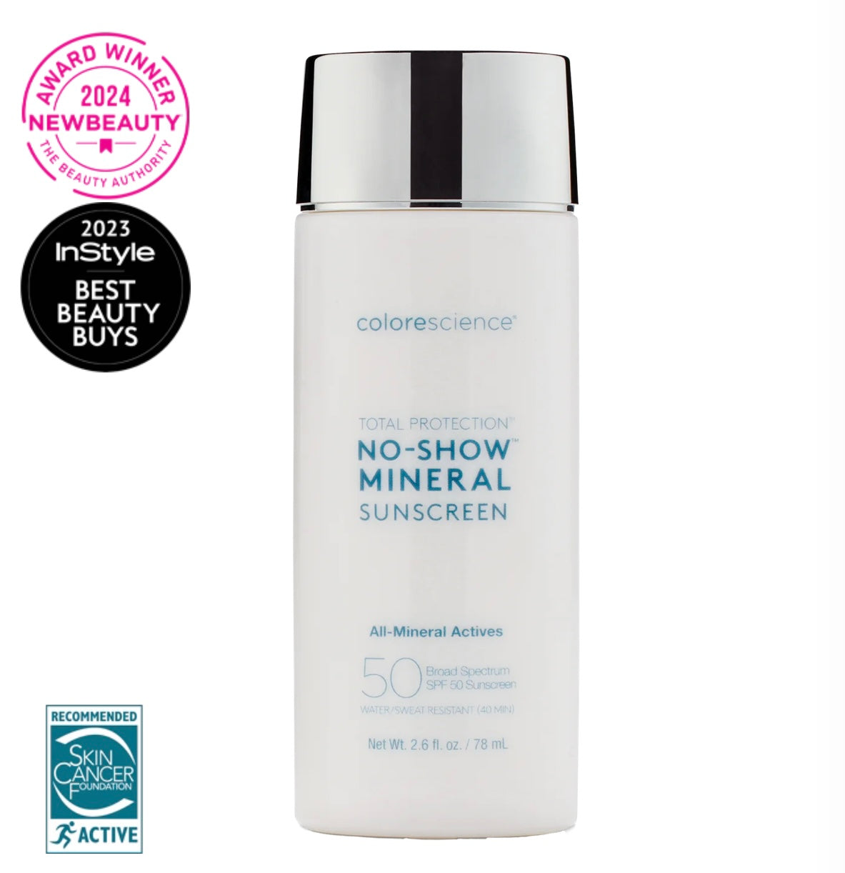Colorescience® Total Protection® No-Show™ Mineral Sunscreen SPF 50