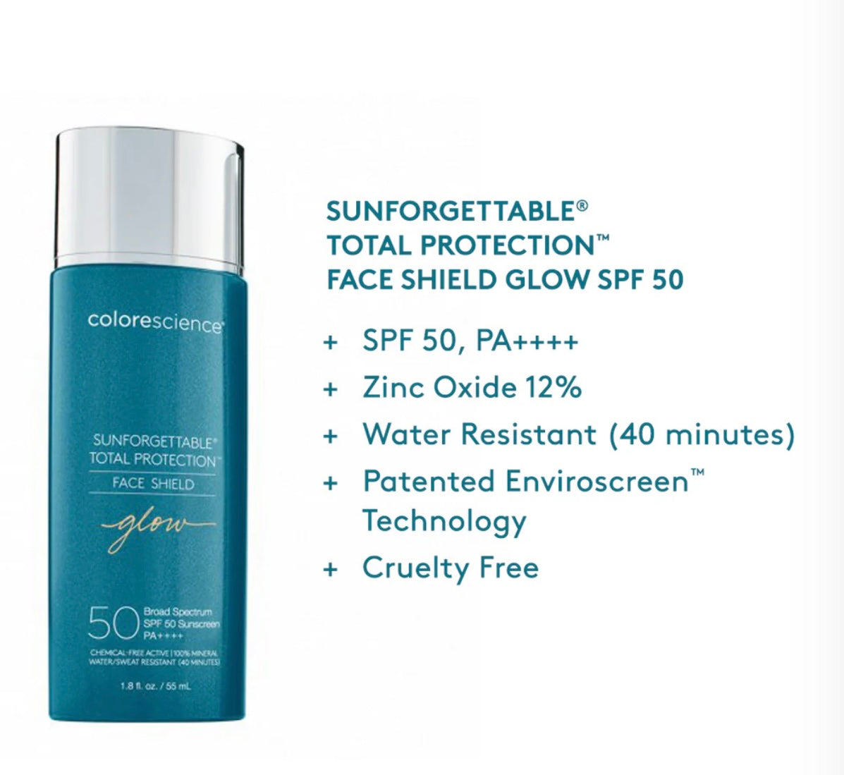 Sunforgettable® Total Protection® Face Shield Glow SPF 50